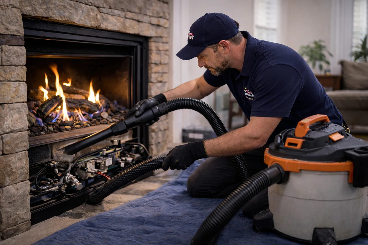 TopDog Chimney technician